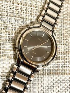 [1994年製:ヴィンテージ/稼働]SEIKO ALBA URBAN/セイコー アルバ アーバン/ブラック/シルバー/腕時計