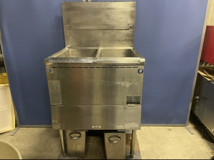 北沢産業株式会社 KFE-62MT ガス フライヤー 都市ガス 13A 2015年製 25L×2槽 厨房機器 業務用