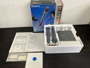 未使用保管品！SONY ソニー コードレスマイク 二本入り IFM-V55K 増設用赤外線センサー 赤外線受光センサーコードレス 未使用