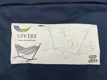 VIVERE ビブレ 自立式ダブルコットンハンモック 専用ケース付 キャンプ アウトドア_画像3