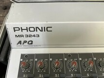 PHONIC フォニック MR3243 APQ 24ch アナログミキサー 現状品_画像8