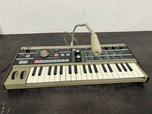 音出し確認済み！KORG microKORG コルグ シンセサイザー マイク、ACアダプター付き 電子楽器 鍵盤楽器 音響機材 現状品 (2)