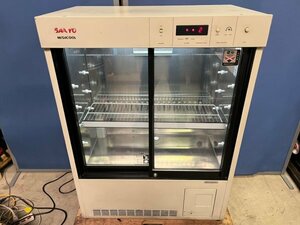 SANYO Sanyo medicines refrigeration showcase MPR-161D(H) operation verification ending 100V 158L business use refrigerator sliding door (2)