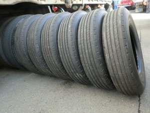 残溝99.9％！ 225/80Ｒ17.5　6本set　YokohamaNew vehicle外し　コロビ　4tonne　レンジャー　Forward　Fighter　Unic　Dump truck