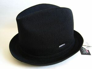 《新品Ｌサイズ》KANGOL TROPIC PLAYER BLACK カンゴール トロピック プレイヤー ブラック 中折れハット