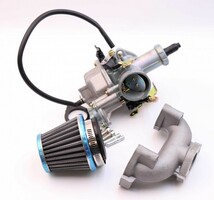 CA5送料無料新品在庫有MJ5番SJ4番ジェット付 CB125T CD125T CD250U レブル250 MC13 口径30φ ビッグキャブレターキット 加速ポンプ付 管A-C_画像5