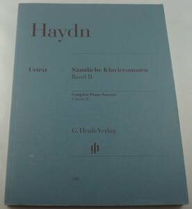 送料無料★ハイドン ピアノ・ソナタ全集 第2巻 Haydn Smtliche Klaviersonaten Band II 輸入楽譜