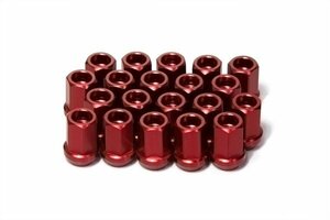  forged racing nut aluminium nut aluminium wheel nut P1.5 M12 red penetrate 20 piece aluminium nut color dress up 