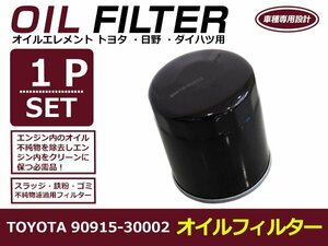 オイルフィルター トヨタ ランドクルーザー hDJ101K 互換 純正品番 90915-30002 1個 単品 メンテナンス オイル フィルター エレメント