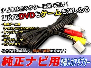 メール便送料無料 VTR アダプター 入力 ホンダ VXh-061MCV 2005年モデル カーナビ DVDプレーヤー 外部機器再生