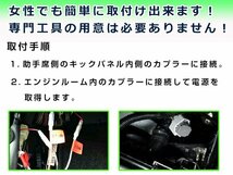 オプションカプラー 電源取出し用配線 トヨタ アルファード 30系 LEDデイライト 純正配線を傷めない カプラー 分岐 4電源_画像3