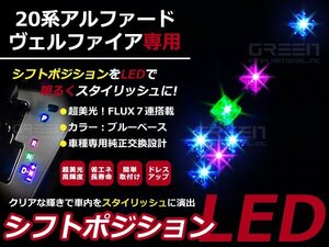 アルファード20系 ANh20W GGh20W LEDシフトポジション LED 内装 車内 ルーム ランプ 交換 ドレスアップ カスタム