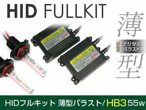 バラスト ＆ バルブ付 hIDフルキット 薄型バラスト 55w h8 30000k キセノン ヘッドライト ランプ 交換 後付け HIDキット