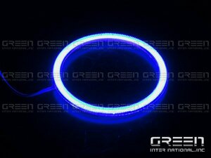 【LED増量タイプ】 COB イカリング 65mm 75連 単品 1個 ブルー LED 電球 丸型 ライト ランプ 交換 ドレスアップ カスタム