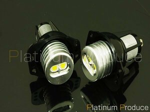 BMW LEDイカリング ホワイト 3 SeriesE90 E91 1 SeriesE87 E82 BM LEDエンジェルアイ交換用Bulb ヘッドLight