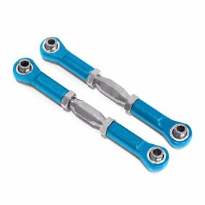 RC用 アジャストロッド ターンバックル ロッド ターンバックル ステアリング ロッド 61mm-75mm 調整可能 ブルー 2本セット