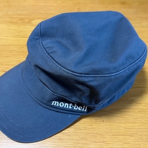 【送料無料】モンベル　コットン ワークキャップ　M-Lサイズ 57-61㎝ グレー系 mont-bell