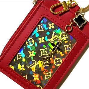 ★★ミニ財布パスケース★★LOUIS VUITTONモノグラムトランプ1枚 財布R27