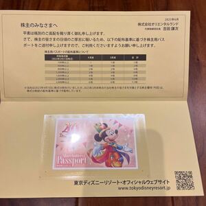 ディズニー☆株主優待チケット☆2024年6月30日まで