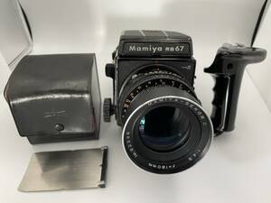 Mamiya　RB67　Pro　「 S 」 SEKOR　180mm　1:4.5　　レフトグリップ　ケース　　マミヤ　SD 対応レンズ