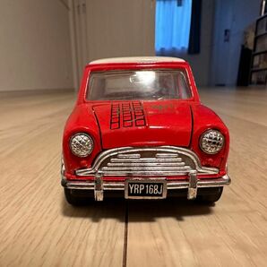 CLASSIC MINI プルバック ミニカーブリキレトロビンテージ玩具！レッド