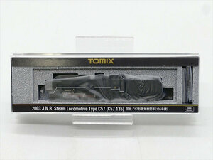 (65) unused storage goods to Mix TOMIX N gauge 2003 National Railways C57 shape steam locomotiv (135 serial number )