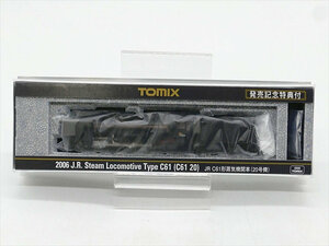 (79) unused storage goods to Mix TOMIX N gauge 2006 JR C61 shape steam locomotiv (20 serial number )
