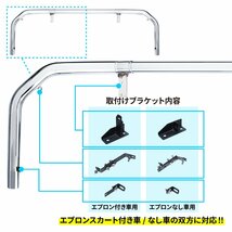 八角パイプバンパー　専用フォグランプステー2個付き　17スーパーグレート　高床車用　Ｈ29.5～（メーカー直送・法人のみ発送可能）_画像3