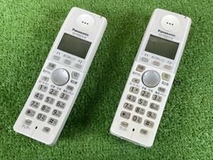 5B95 Panasonic Panasonic KX-FKN514-W L cordless handset telephone cordless handset Junk 2 piece set 