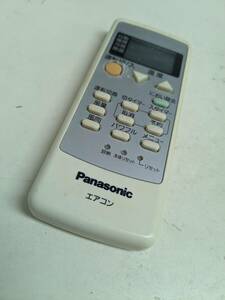 【FBQ-5-76】パナソニック エアコンリモコン A75C3308 Panasonic 動確済