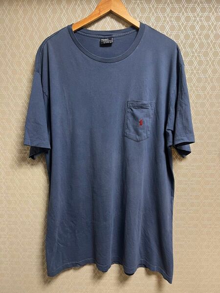 ラルフローレン 90s usa製 ポケットt アメリカ製 polo by ralph lauren シングルステッチ