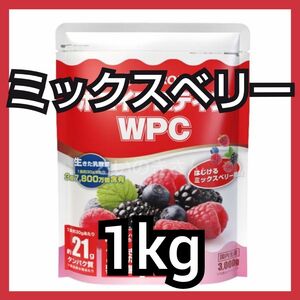 ALPRON WPCホエイプロテイン ミックスベリー風味 1kg