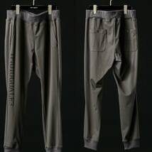 未使用品 23SS 1piu1uguale3 113 SPORT COMFORTABLE TAG SOLID RIB サイズⅢ 【CHARCOAL】ジョガーパンツ 　AKM ジュンハシモト　wjk_画像2