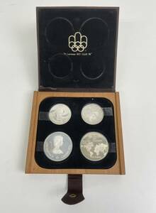 Copyright 1972 COJO 76 カナダ銀貨 モントリオールオリンピック 記念コイン 5ドル 10ドル 4枚セット ケース付 シルバー 29j-4-5