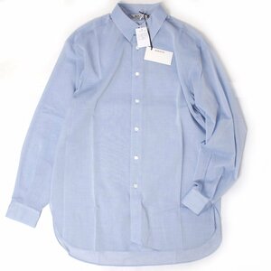 24ss【タグ付き・新品・定価33,000円】AURALEE HARD TWIST FINX ORGANDY SHIRT size4 SAX BLUE CHAMBRAY A24SS01VO オーラリー シャツ