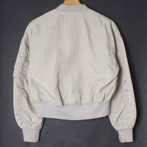 23ss BARNYARDSTORM コンパクトMA-1 定価26,400円 size0(S) グレージュ バンヤードストーム ブルゾン_画像3