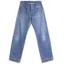 82年製 裏刻印553 Levi's 701-0117 ストレート デニムパンツ sizeW29 リーバイス 80'年代 ボタンフライ ヴィンテージデニム_画像1