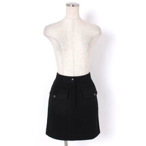 【タグ付き・新品・定価55,000円】DRIES VAN NOTEN SALIXA 2044 W.W.SKIRT size36 ブラック ドリスヴァンノッテン ミニスカート_画像4