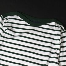 Le minor MARINIERE BATEAU 定価14,300円 size1(S) WHITE/VERT FONCE Tシャツ ボーダー カットソー ルミノア_画像4