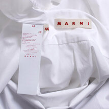 MARNI スモールチップカラーシャツ size44 ホワイト マルニ ブラウス CAMA0348M_画像6