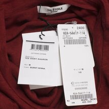 22ss【タグ付き・新品・定価25,300円】ISABEL MARANT ETOILE KAARON TEESHIRT sizeM 22PTS0404 イザベルマランエトワール リネンロンT_画像2