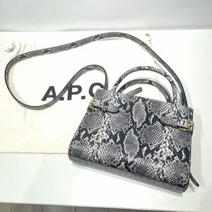 【タグ付き・新品・定価62,700円】A.P.C. FARRAH MINI BAG ナチュラルベージュ ファラー ミニ バッグ ショルダーバッグ ハンドバッグ