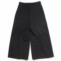 23AW Theory Tailor Stretch 2 Wide Crop Pant EH クロップドパンツ 定価31,900円 size00 ブラック 01-3406400 セオリー_画像2