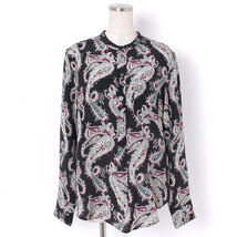 【タグ付き・新品・定価92,400円】ISABEL MARANT RUSAK SHIRT size36 ブラック イザベルマラン シルク ブラウス シャツ_画像2