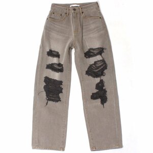 Matin Kim GRUNGE DENIM PANTS sizeS BROWN マーティンキム デニムパンツ