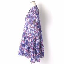 22ss【タグ付き・新品・定価68,200円】ISABEL MARANT ETOILE LANIKAYE DRESS size36 BLUE 22PRO1518 イザベルマランエトワール ドレス_画像4