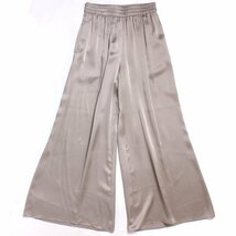 23AW L'Appartement Washable Silk Wide Pants 定価31,900円 フリーサイズ ベージュ 23030570003130 アパルトモン シルク ワイドパンツ_画像1