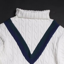 23AW【新品・定価38,500円】ADULT ORIENTED ROBES High neck Cable Knit WHITE 3 10-22310902 アダルト オリエンテッド ローブス ニット_画像7