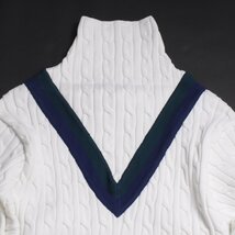 23AW【新品・定価38,500円】ADULT ORIENTED ROBES High neck Cable Knit WHITE 3 10-22310902 アダルト オリエンテッド ローブス ニット_画像3