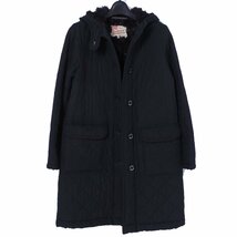 Traditional Weatherwear GRANGE グランジ キルティング フーデッドコート 定価75,900円 size36 ネイビー トラディショナルウェザーウェア_画像2